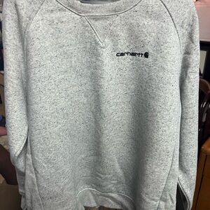 Carhartt Heather Gray Relaxed Fit Speckled Crewneck Sweatshirt
